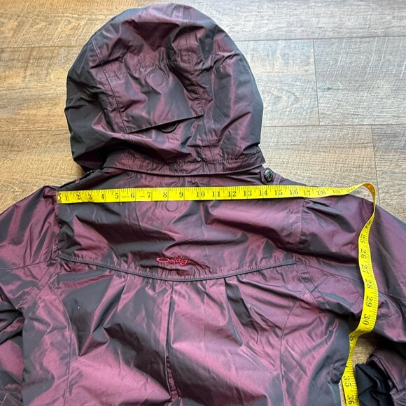 Wmn's Oakley Gretchen Bleiler Ski jacket Burgundy Metallic Sz Small Thinsulate - Picture 3 of 16